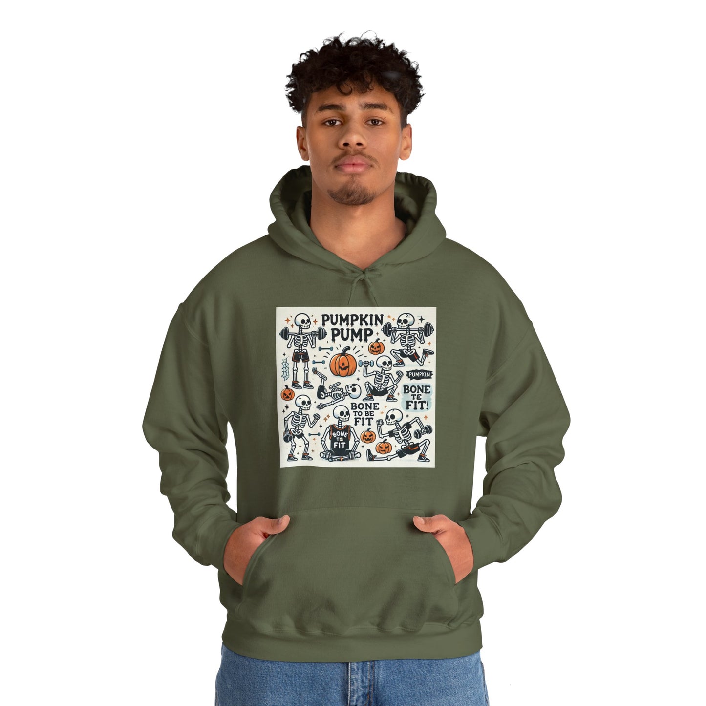 Pumpkin Pump Hooded Sweatshirt