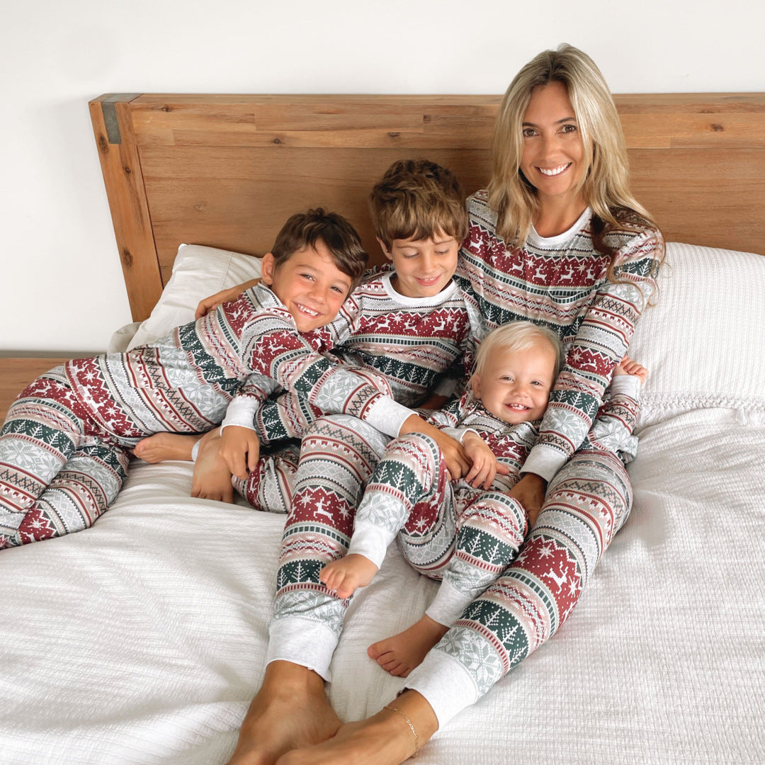 Christmas Printed  Family Set Pajamas