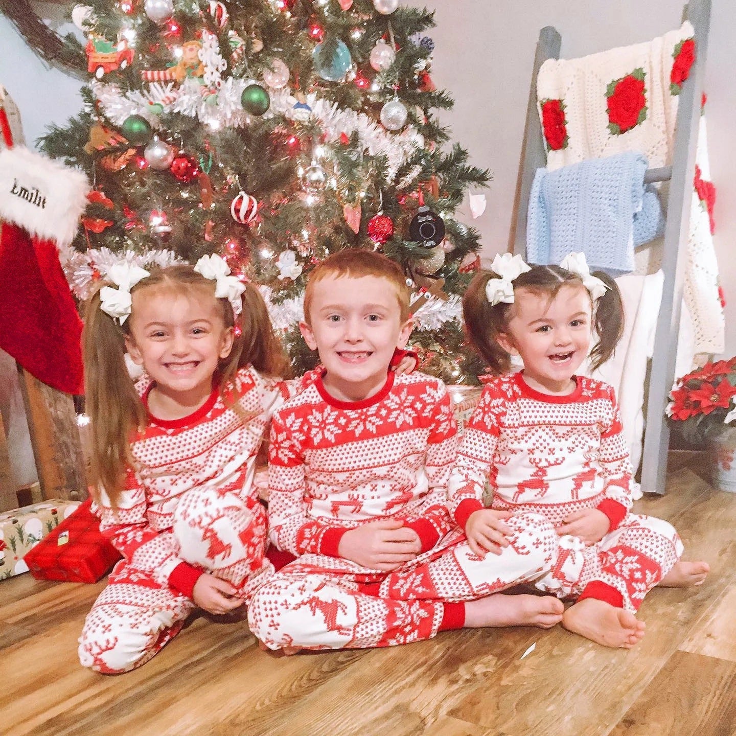 Christmas Printed  Family Set Pajamas