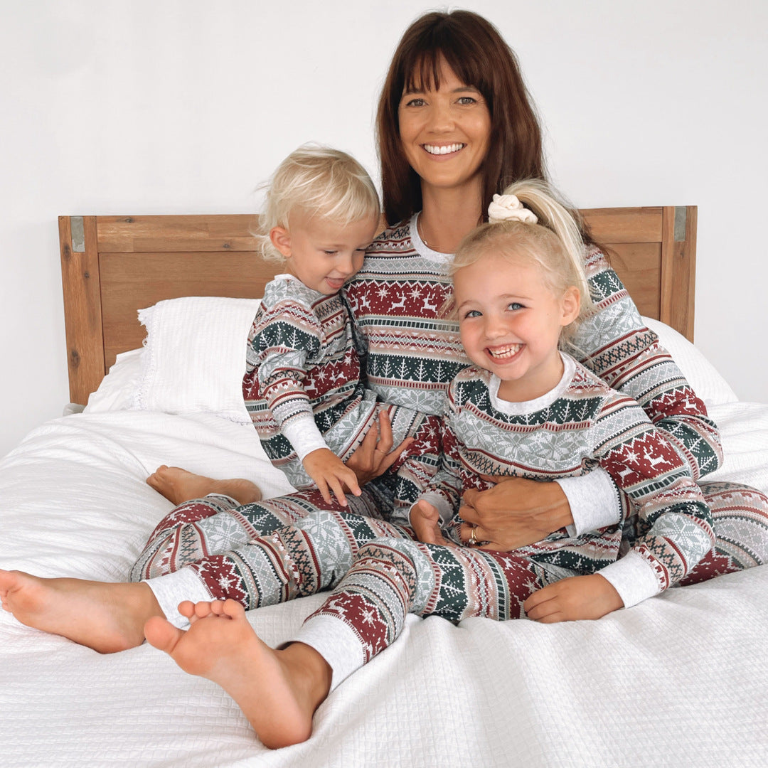 Christmas Printed  Family Set Pajamas